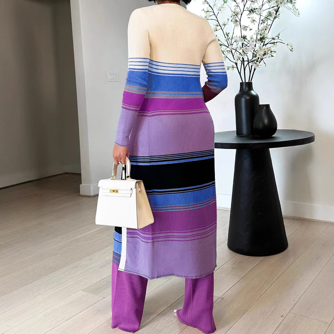 Plus Size Long Sleeve Elegant Fashion Suit