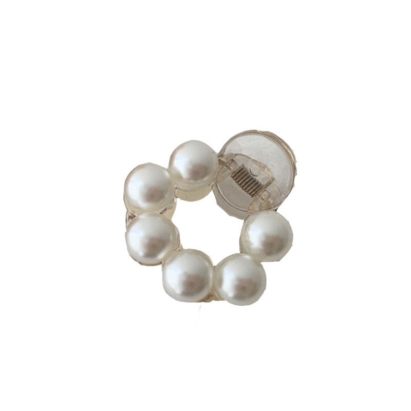 Large And Small Pearls Barrettes