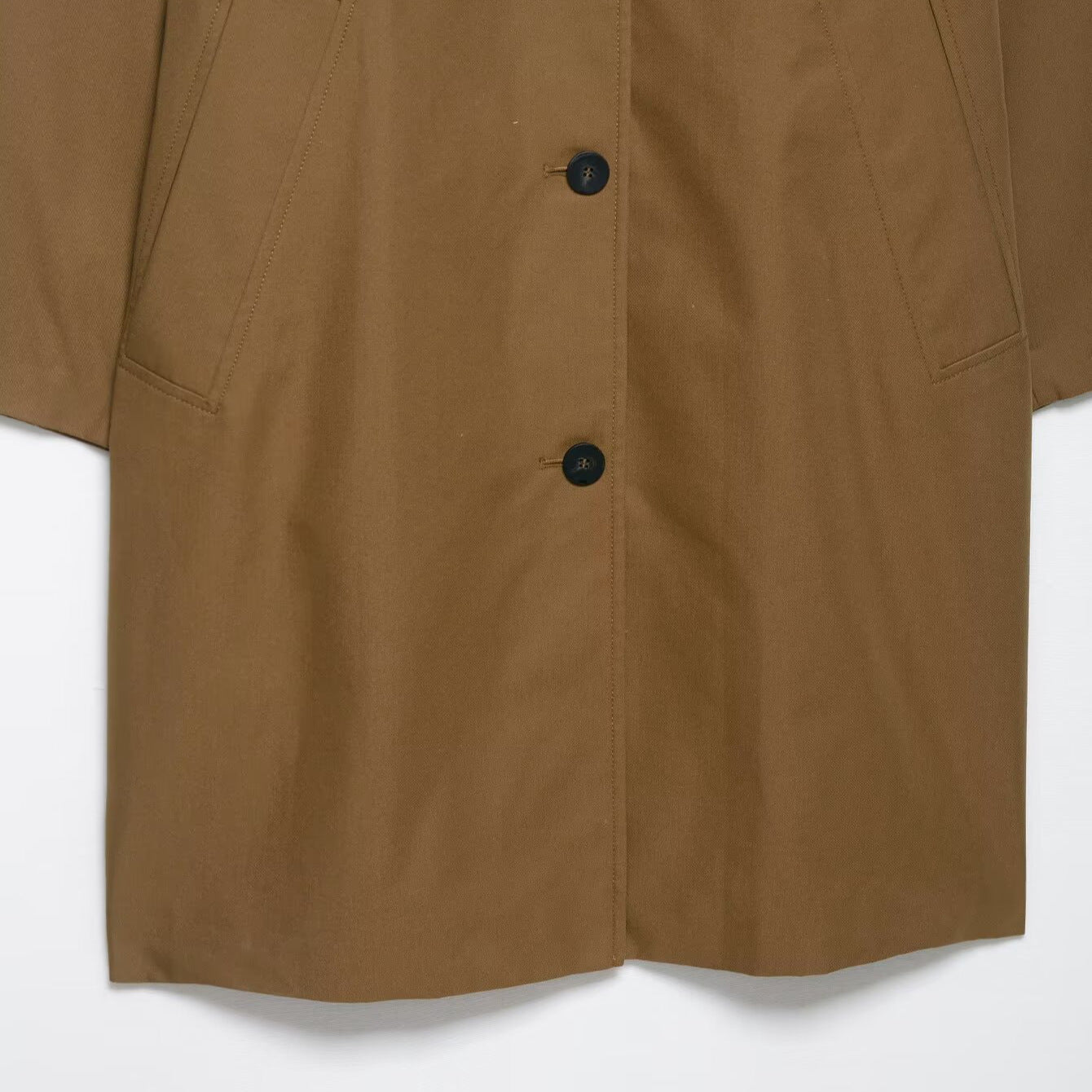 Dame casual mellemlang trenchcoat, der matcher alt