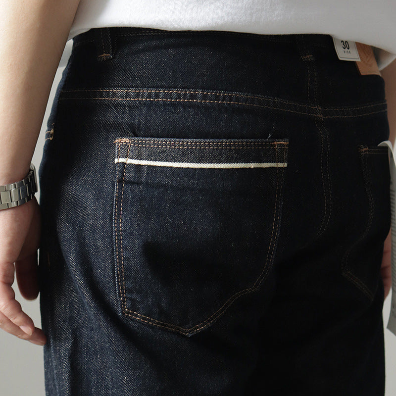 Red And White Red Ear Denim Jeans For Men