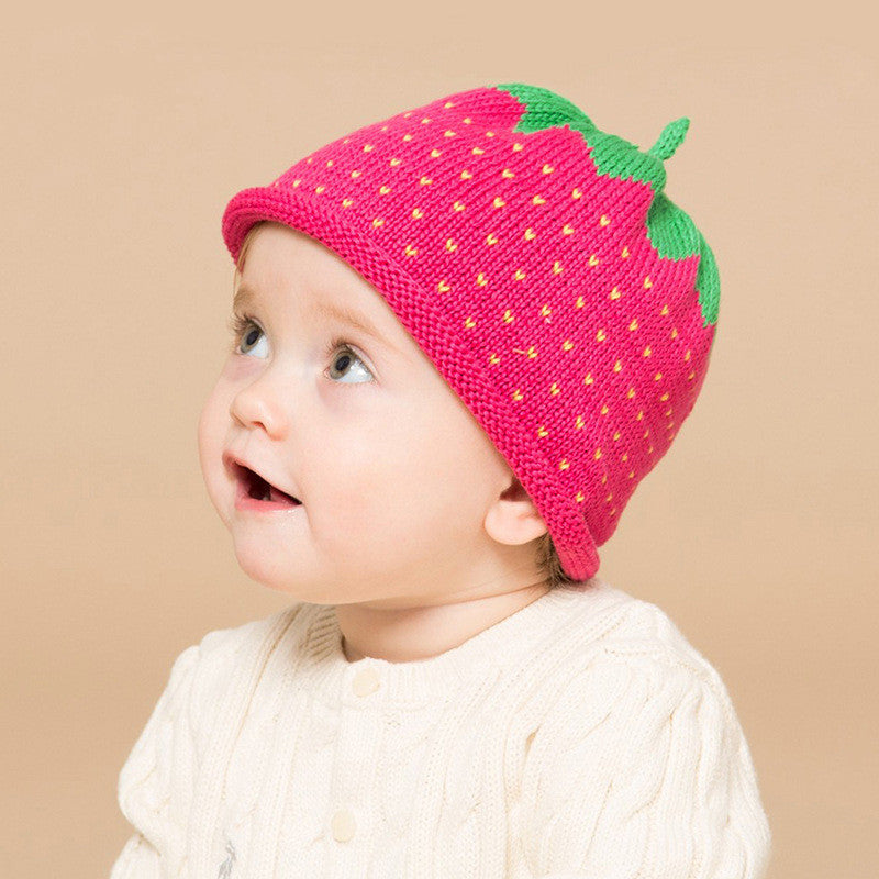 Boys And Girls Fashion Watermelon Knitting Hundred Hat