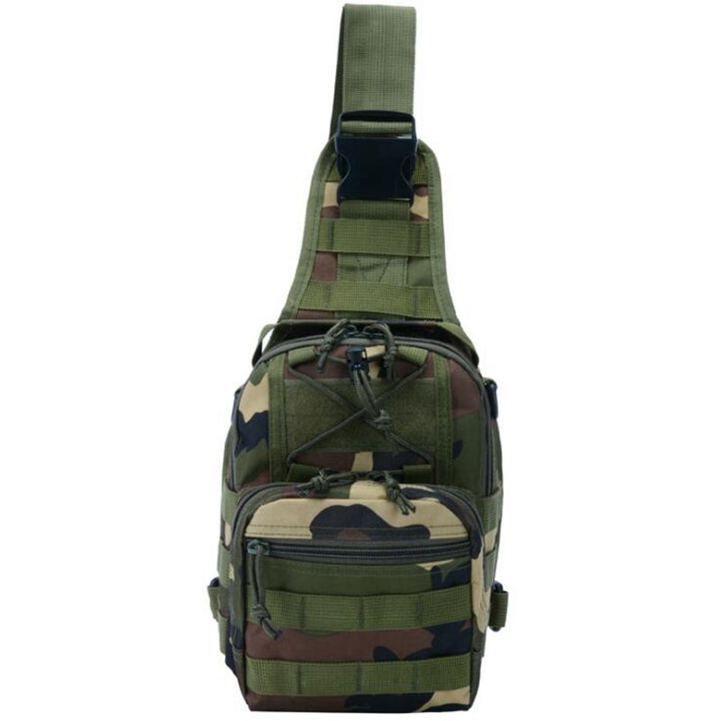 Outdoor Mountaineering Multifunctional Camouflage Fan Portable Shoulder Bag
