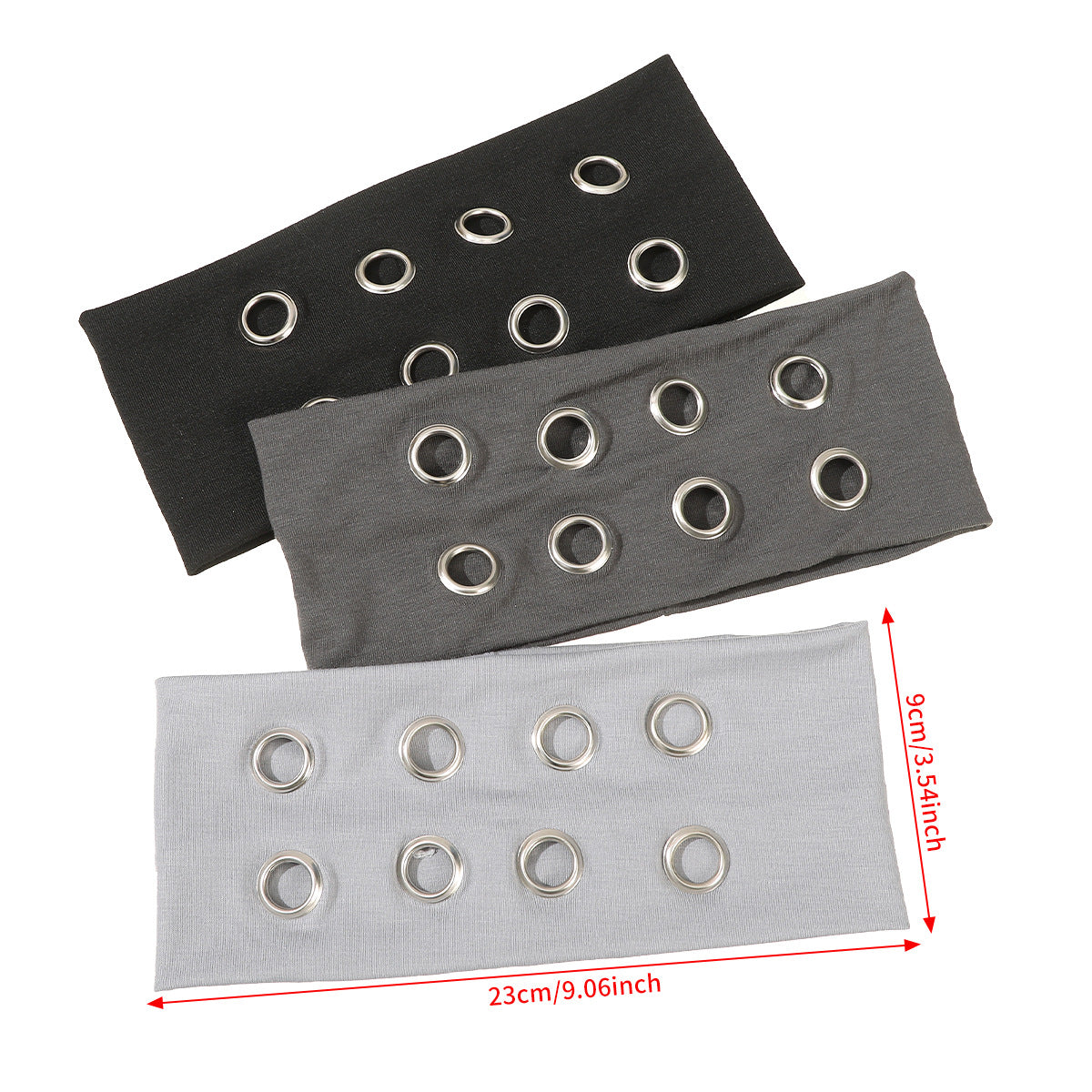 Punk Metal Circle Hip Hop Pullover Hair Band