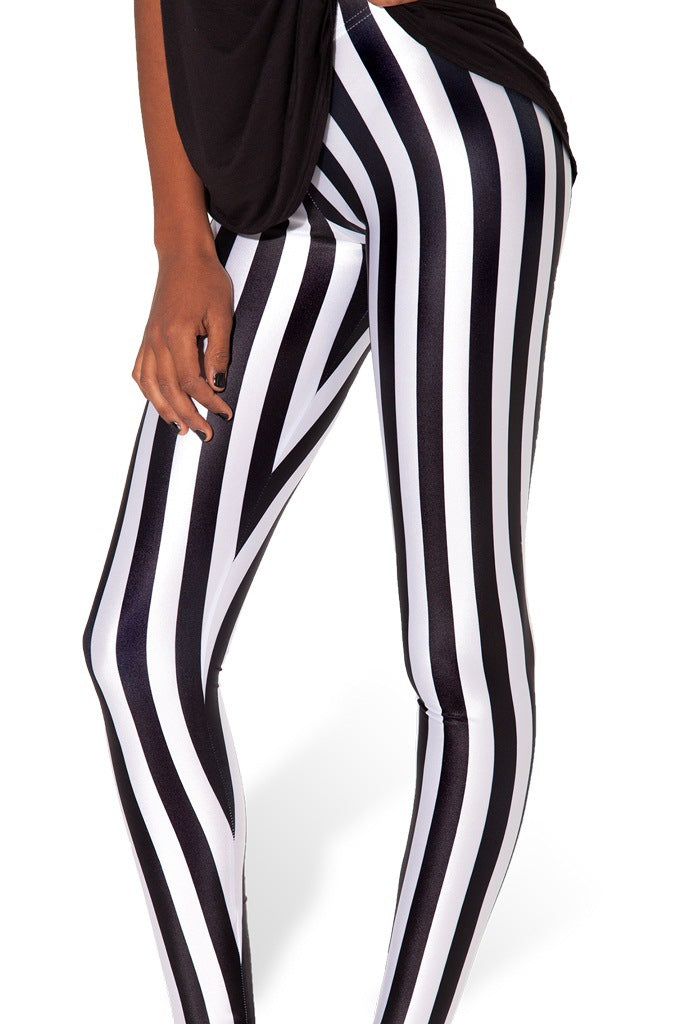 Blue Sky White Clouds And Sea Digital Printing Leggings