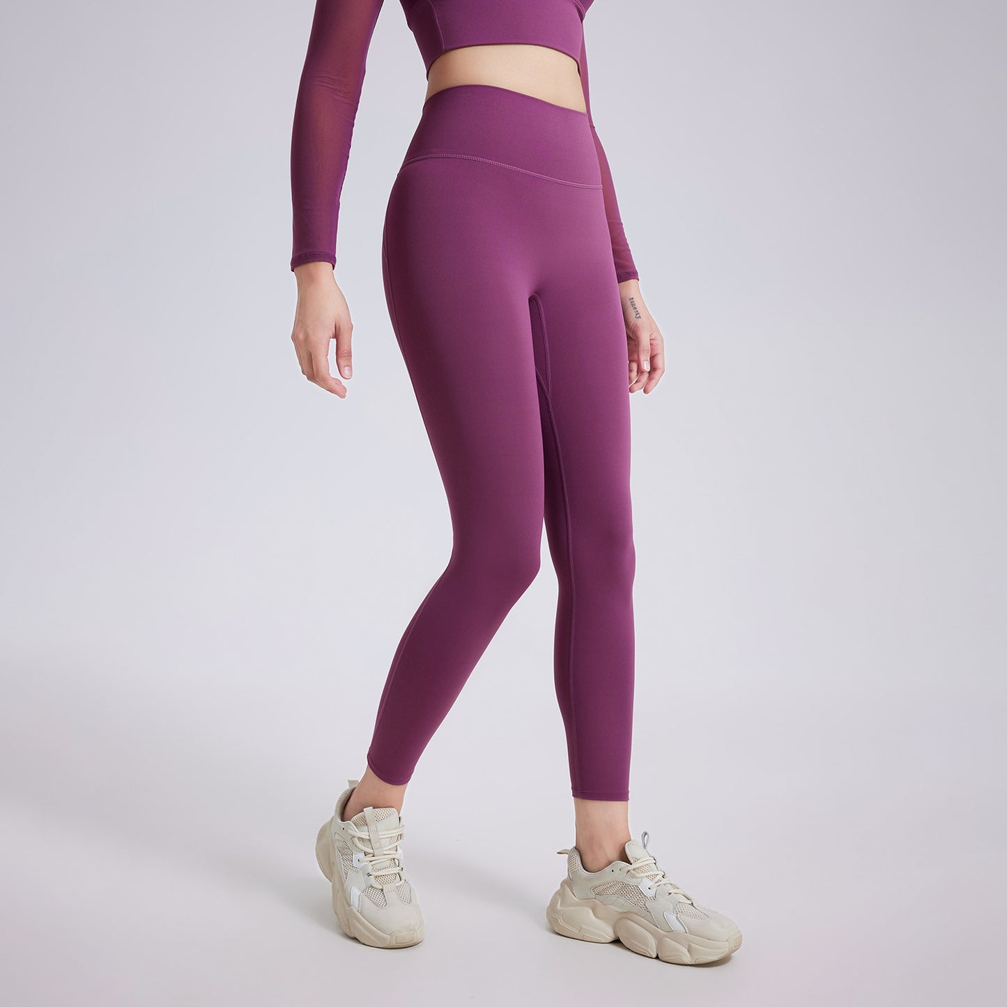High Waist Peach Hip Lifting Nude Feel Yoga Pants Women