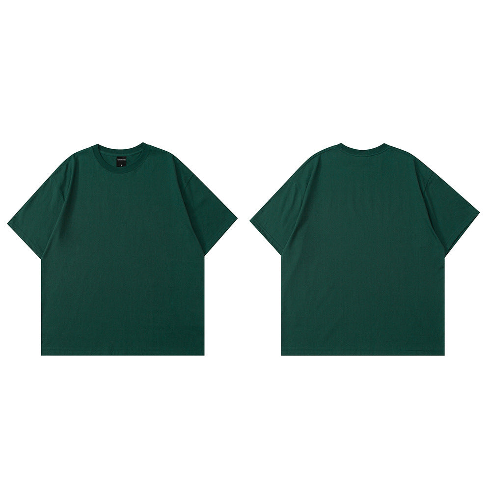 Solid Color BASIC Oversize Cotton T-shirt