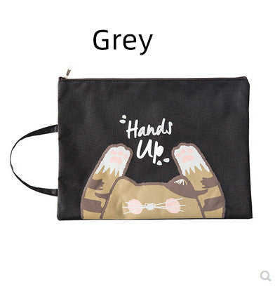 Creative Handheld Large Capacity Oxford Cloth File Bag