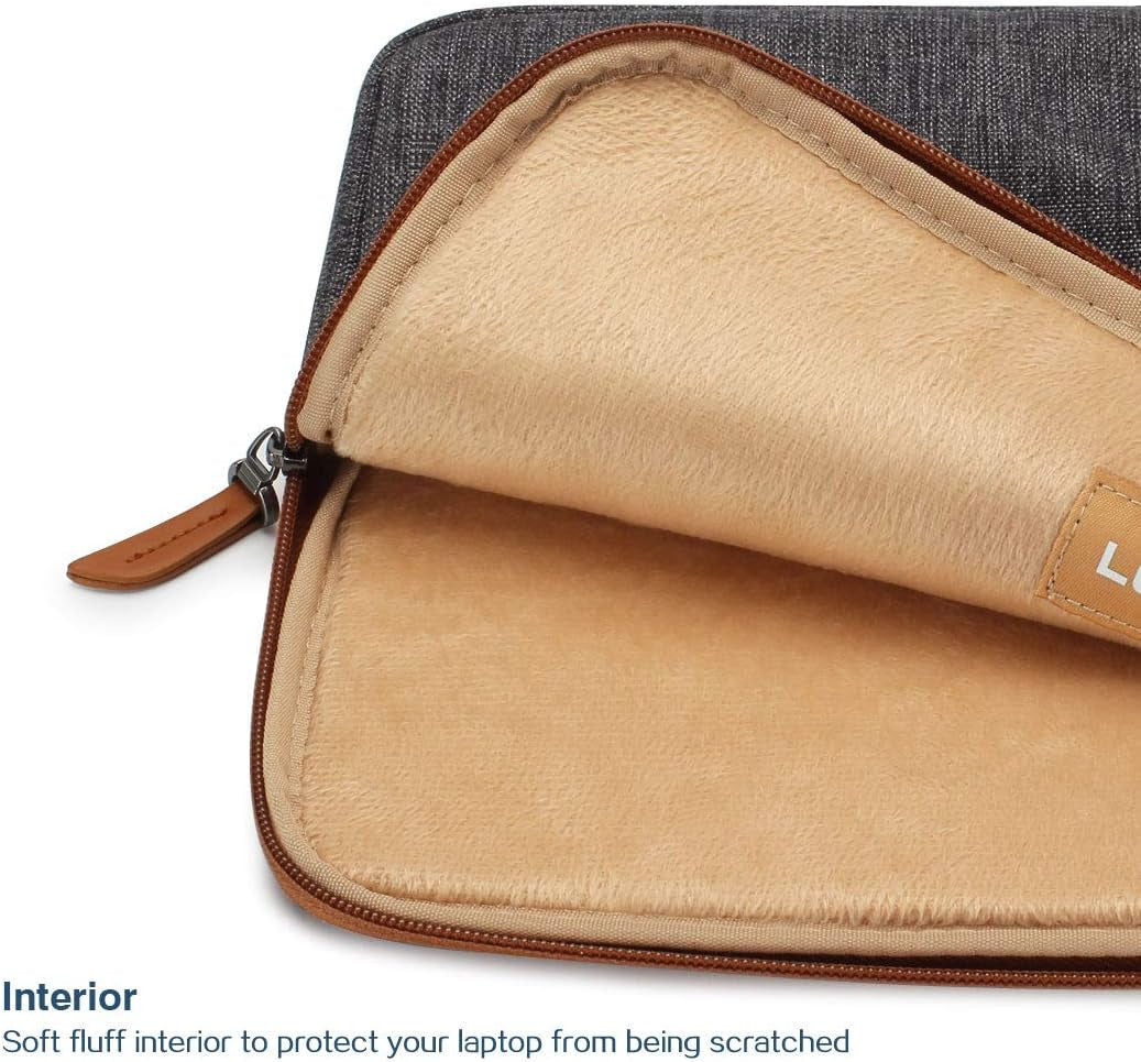 10.1 Inch Laptop Sleeve Case Water-Resistant Tablet Protective Carrying Handle Bag for 10.5" Ipad Pro/9.7" Ipad Air 2/10" Surface Go/Samsung Galaxy Tab S2 S3 S4/10.1"Lenovo Yoga Tab 3,Dark Grey