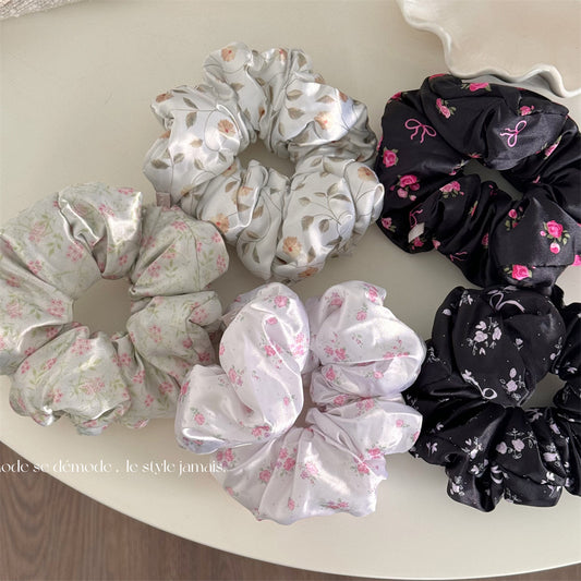 Floral Pillow Hair Ring High Elasticity