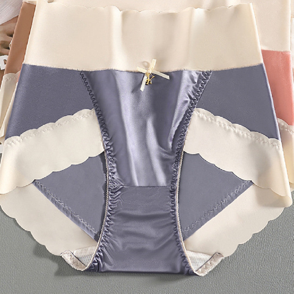 Fashion Light Luxury Satin Bow Briefs