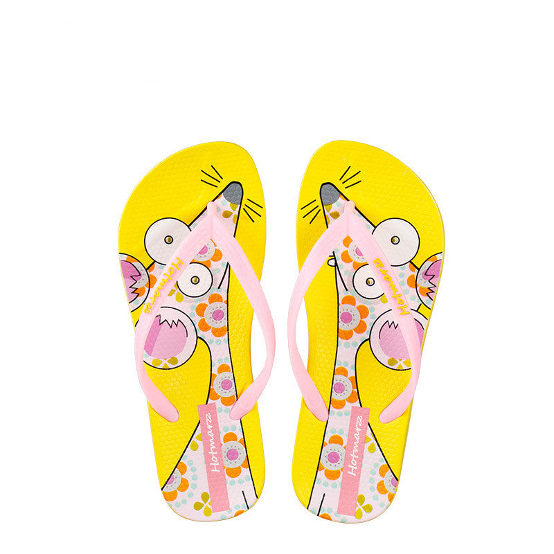 Children's Slippers, Non-slip Flip Flops, Sandals And Slippers, Soft-soled Beach Shoes