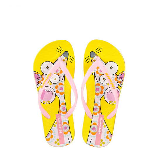 Children's Slippers, Non-slip Flip Flops, Sandals And Slippers, Soft-soled Beach Shoes