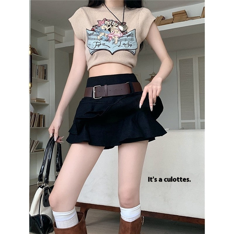 Hot Girl Style Tiered Skirt Female Spring And Summer Dopamine