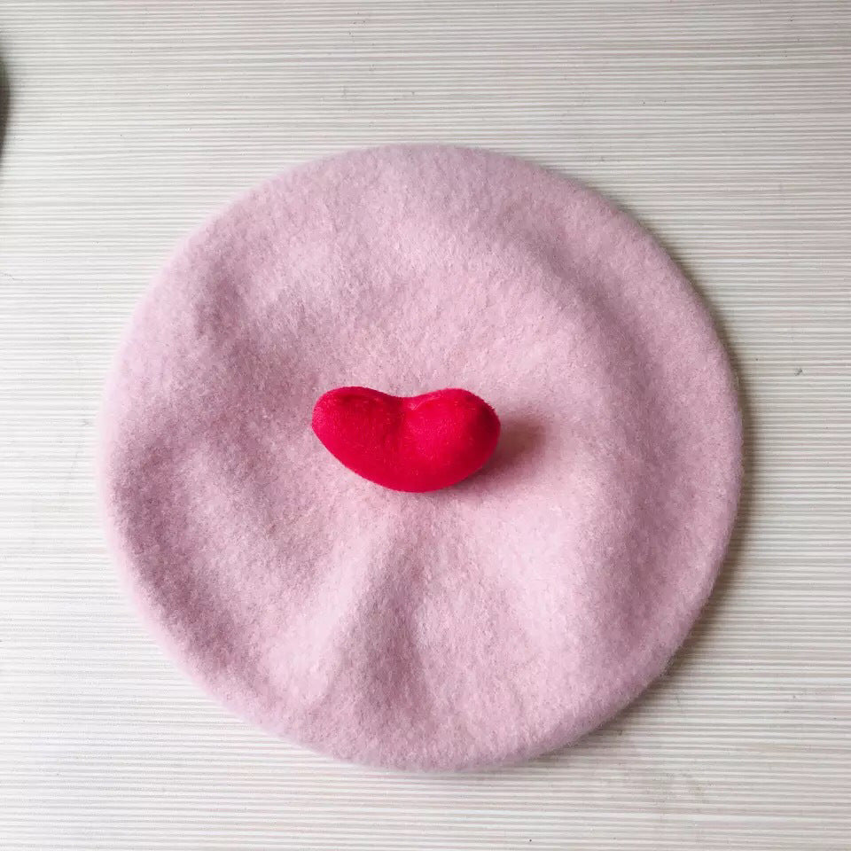 Wool Painter Japanese INS Same Love Parent-child Beret