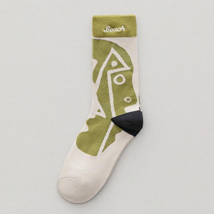Medium Length Combed Cotton Socks