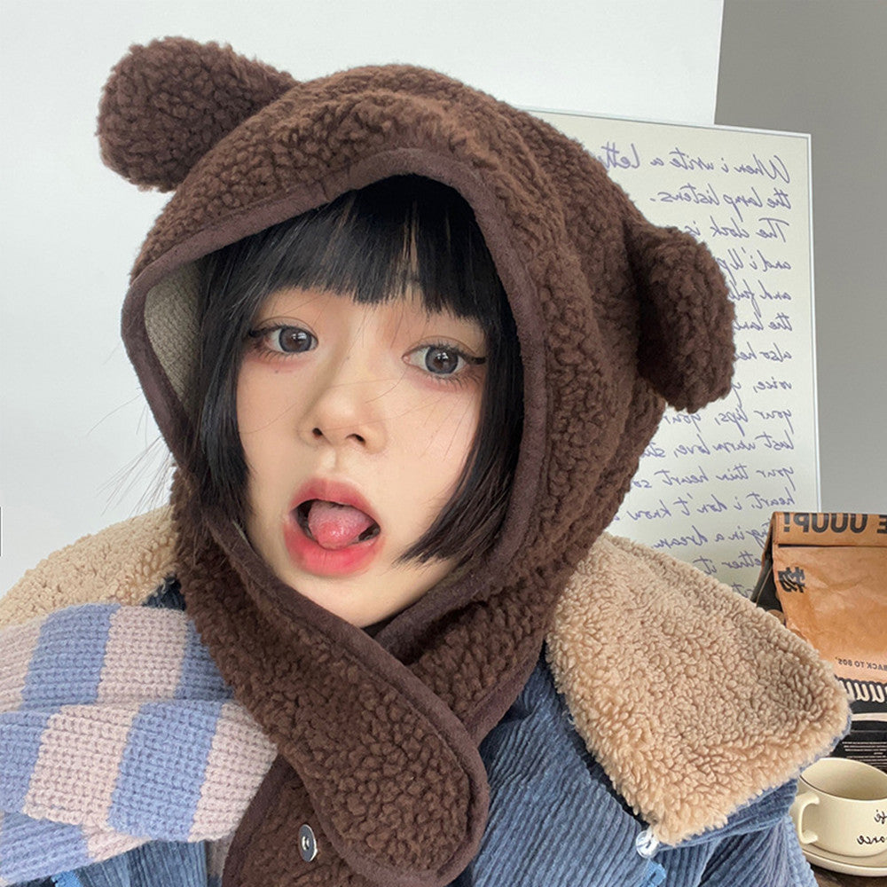 Hat Brown Bear Cute And Sweet Ears