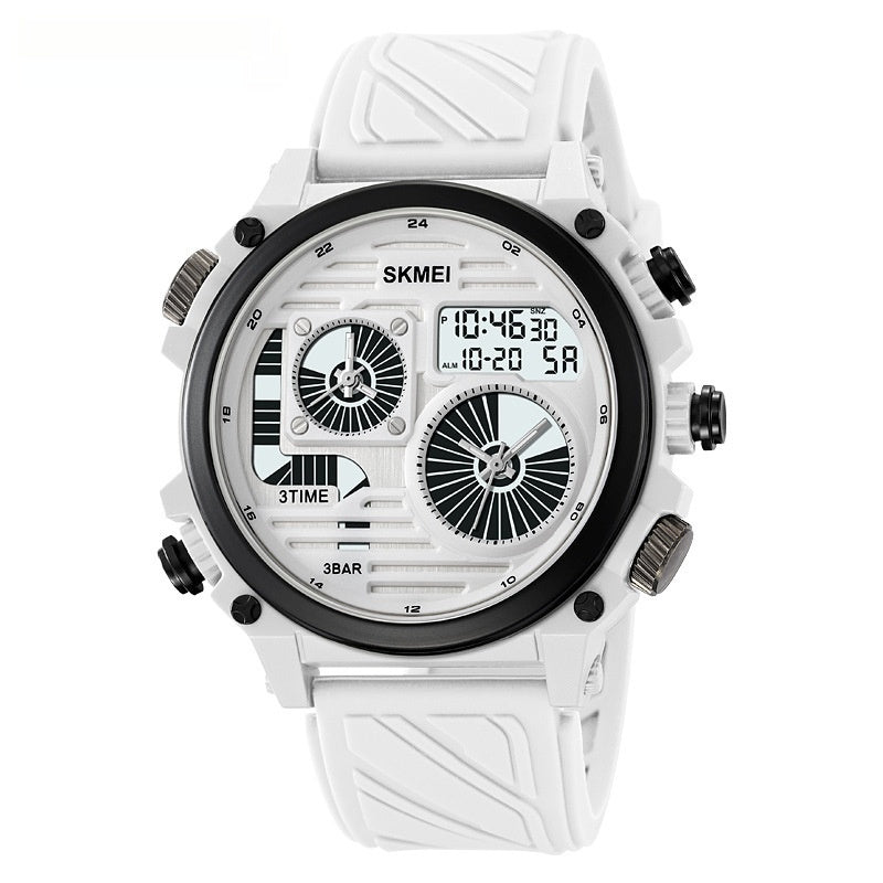 Mens Outdoor Exploration Multi-Function Waterproof Silicone Paracord Watch