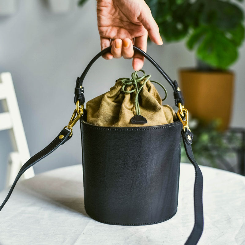 Women's Fashion Casual Handmade Vintage Bucket Bag