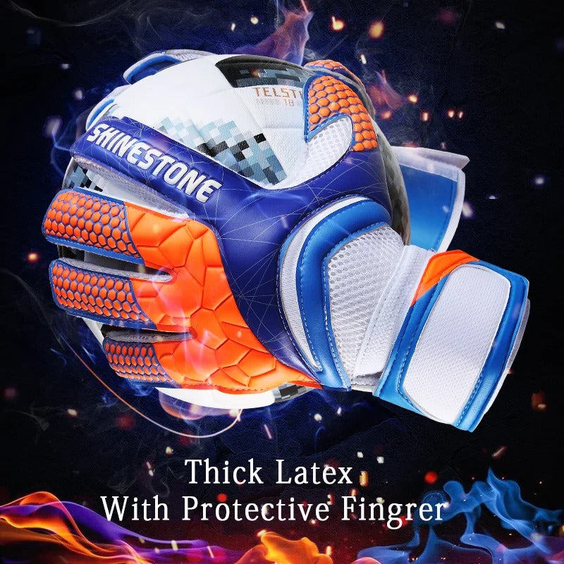 Children Harness Finger Guard Thickened Latex Goalkeeper Gloves