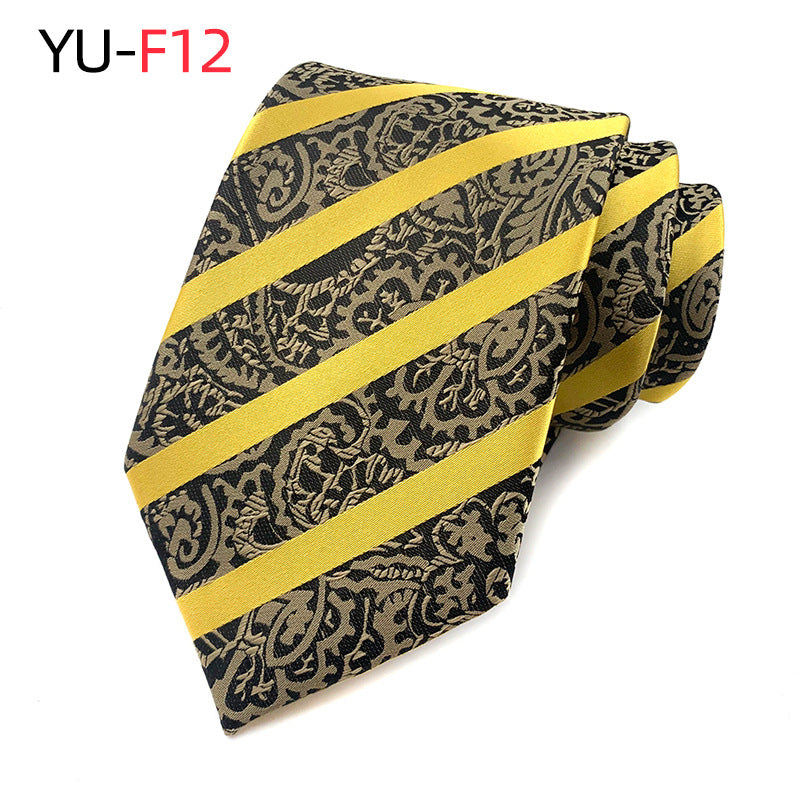 New Hot Sell Paisley Polyester Jacquard Men's Tie