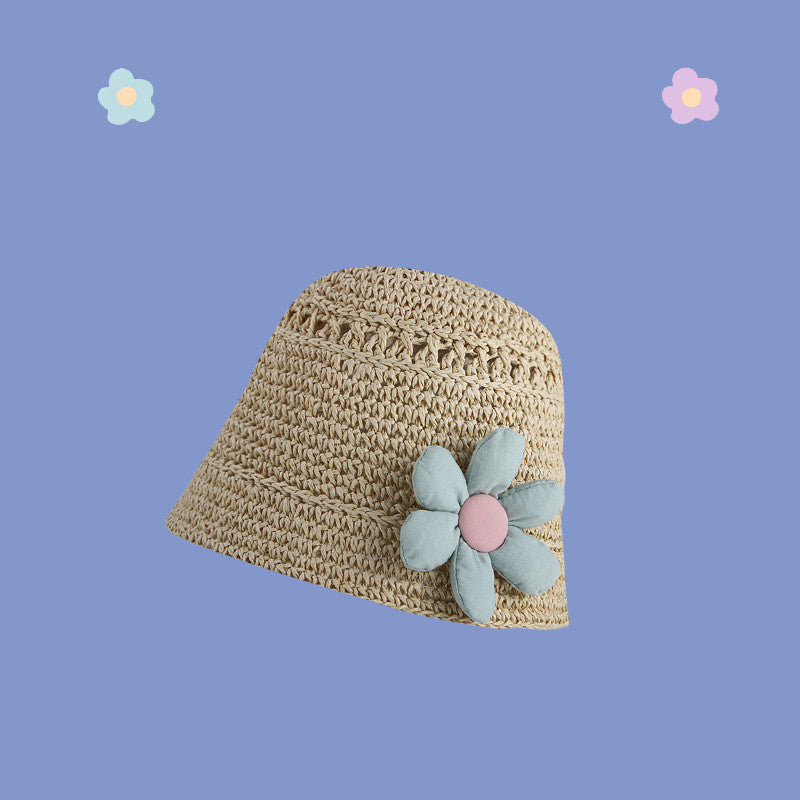 Sun Hat Women's Handmade Grass Sunscreen Net