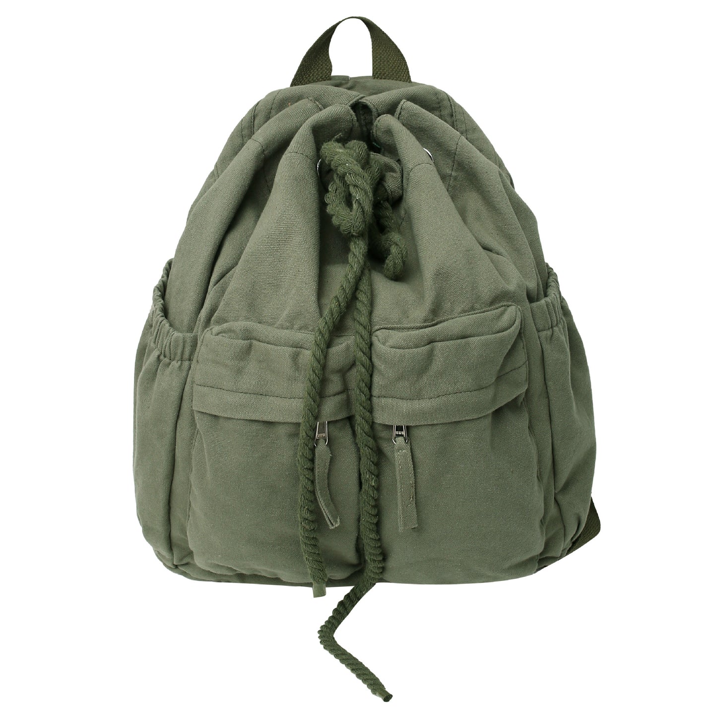 Backpack Canvas Drawstring Backpack Simple Travel Large Capacity Computer Bag