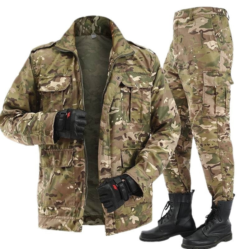 Tactical Camouflage Suit Black Python Pattern Suit Men's Overalls