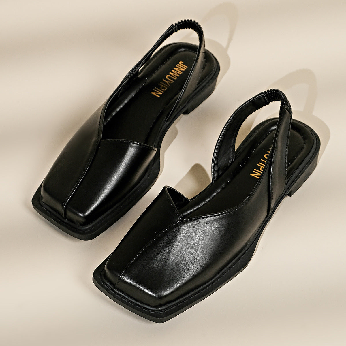 New Women's Closed-toe Square-toe Sandals
