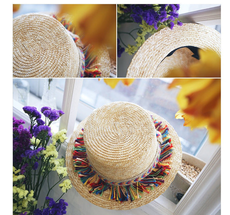 Women's Sunshade Seaside Sun Protection Straw Hat