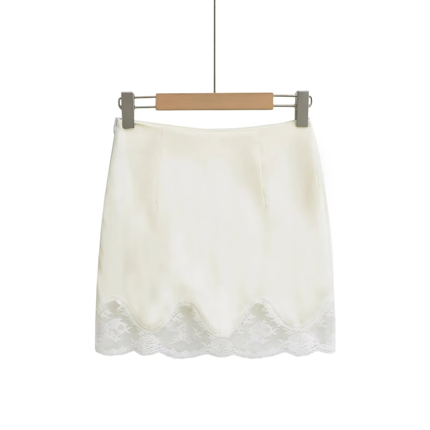 Women's Lace Skirt Simple Sheath Short Skirt