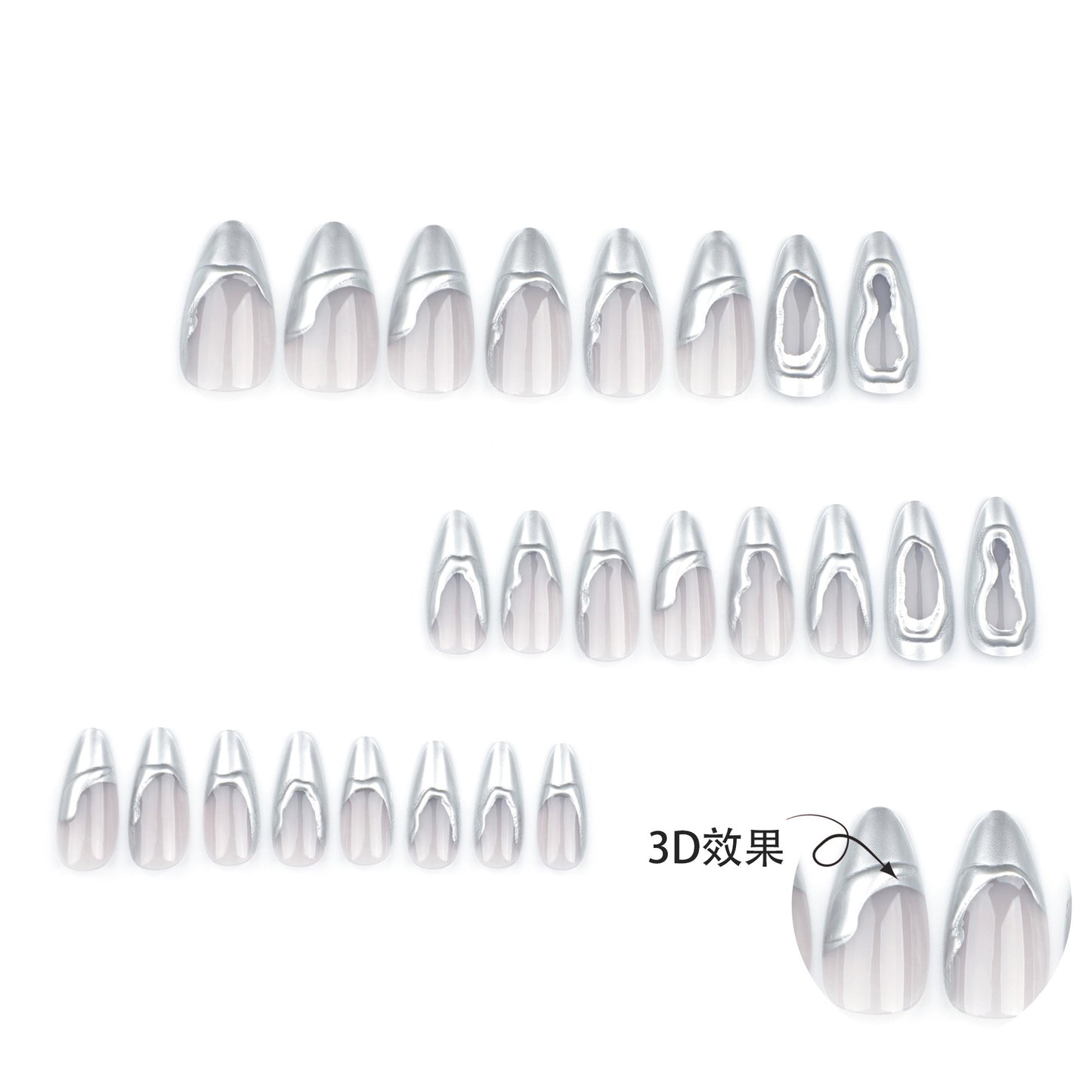 French Silver 3D Wear Armor Female