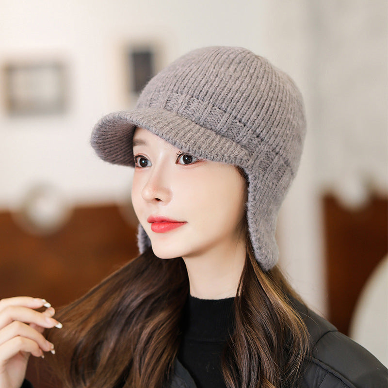 Women's Fashion Knitting Wool  Ear Protection