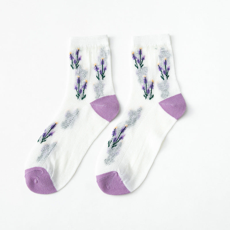 Sweet Ladies Mid Tube Cotton Socks