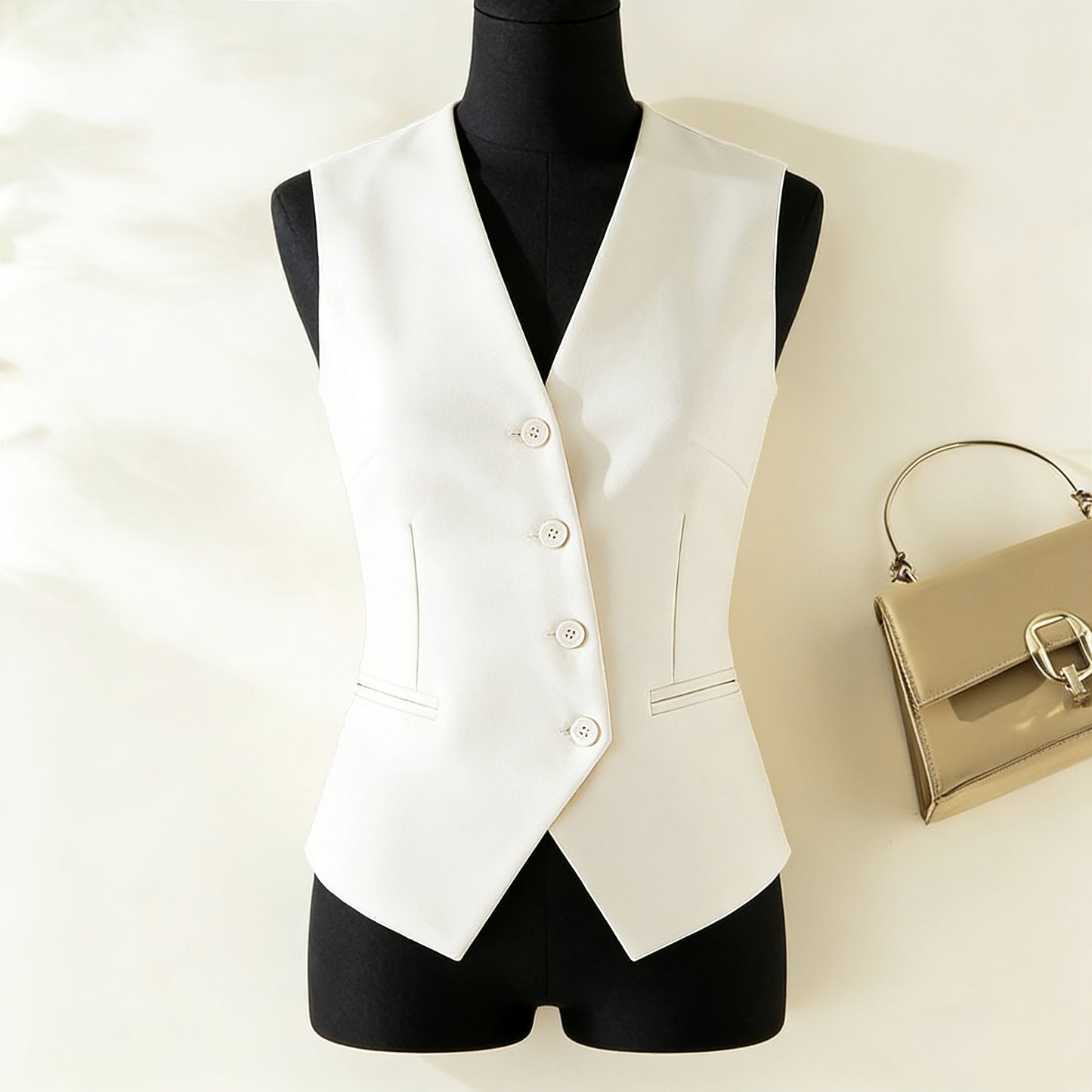 Versatile Chic Vest With A Designer Edgeperfect For Layering Inside Or Out