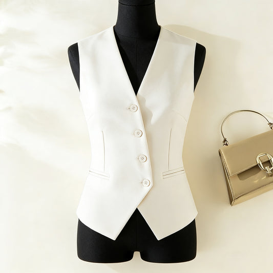 Versatile Chic Vest With A Designer Edgeperfect For Layering Inside Or Out