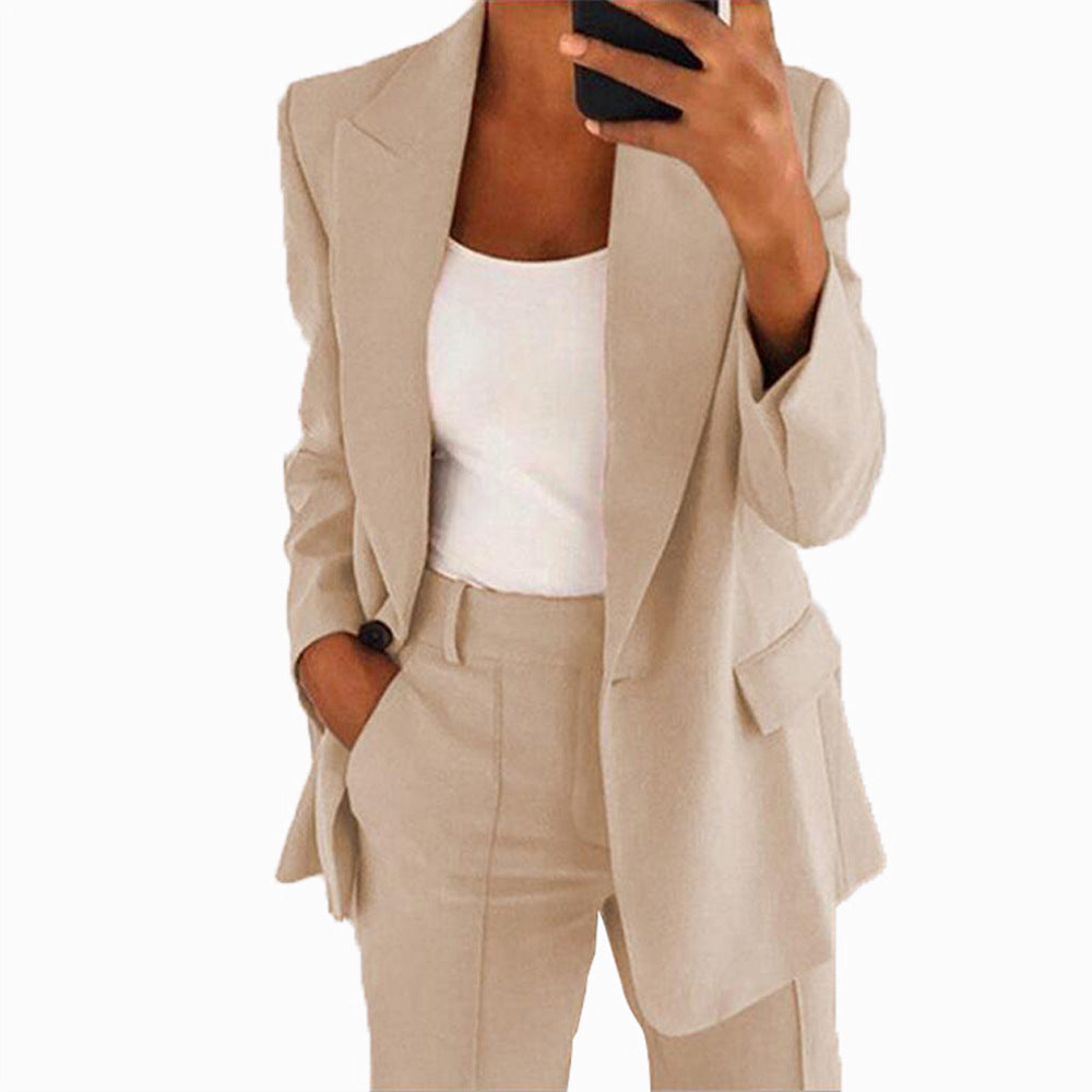 Collared Slim Fit Cardigan Elegant Outerwear