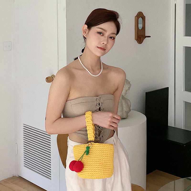 New Type Portable Women's Cloth Handbag Small Fashion