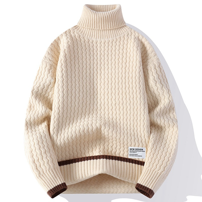 Fashionpersonlighed Ny Turtleneck-trøje til mænd