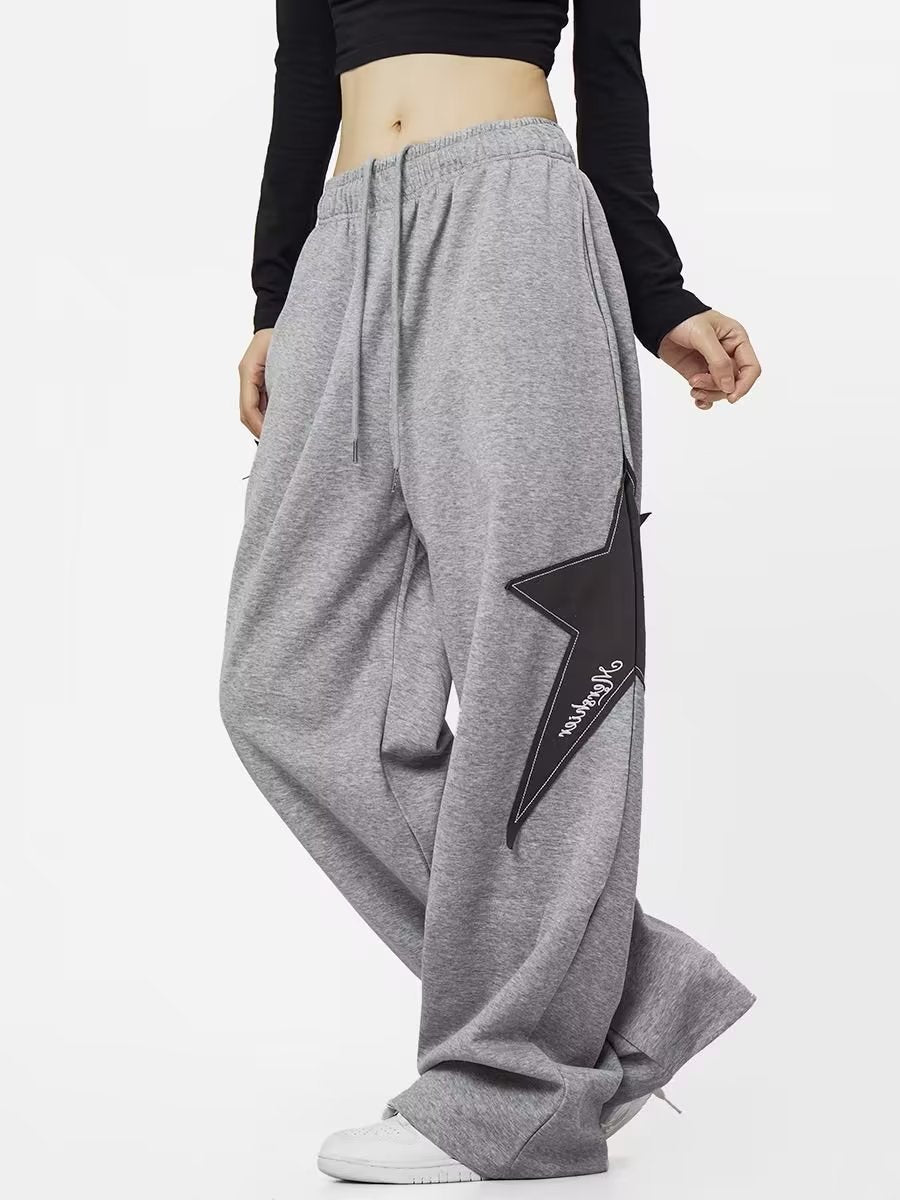 Women's Hip-hop Casual Straight Leg Wide Leg Guard Pants