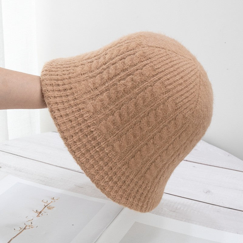 Women's Fried Dough Twists Knitting Casual Warm Hat