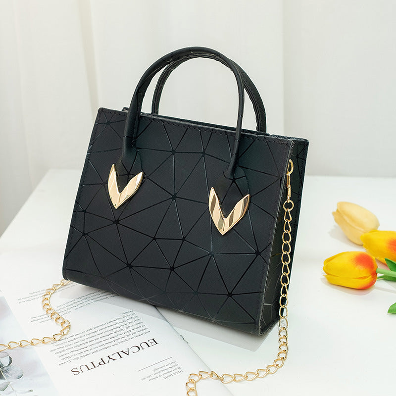 Small Bag Ladies Magic Color Rhombus Handbag