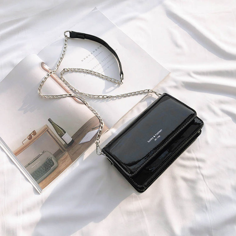 Korean Style Small Square  Fashion Simple Messenger Bag