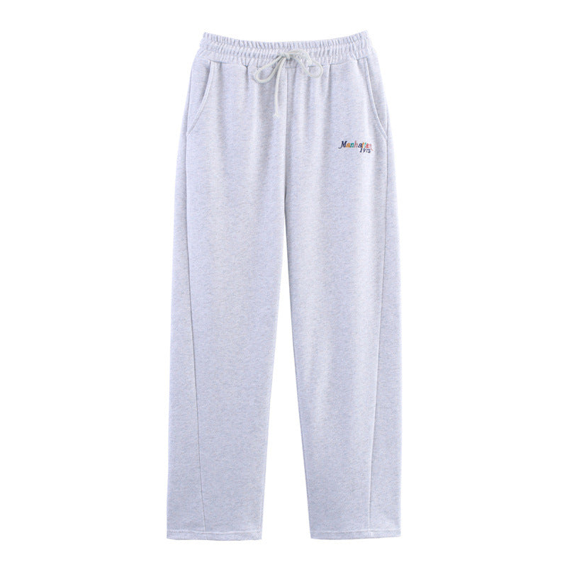 Sweatshirt College Style Pants Suit