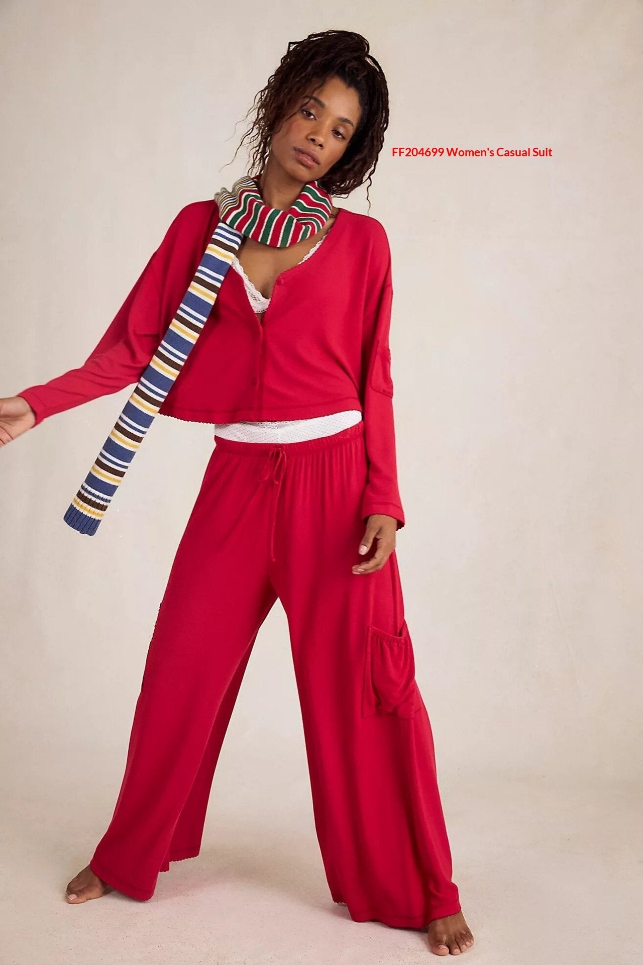 Womens Two-Piece Set Casual Elegant And Chic In European And American Styles