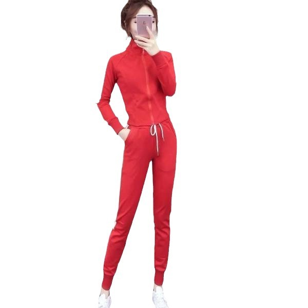 Womens Fashionable Active Casual Long-Sleeve Set