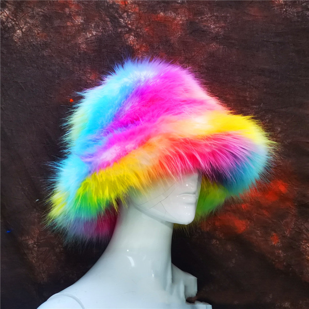 Colorful Fox Hair Basin  In Europe And America