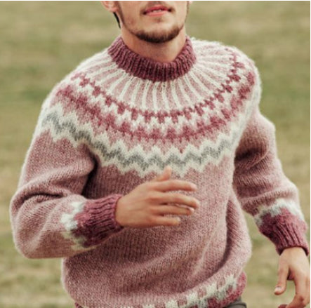 Latest Thick Needle Cloth 3D Digital Printing Men's And Women's Round Neck Sweater