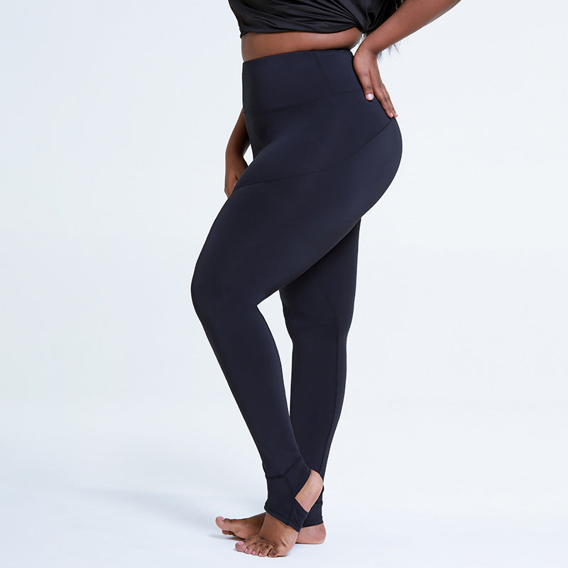 New Large Size Yoga Pants Skin-friendly Nude Fitness Pants