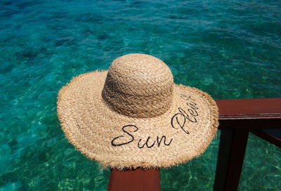 Women's Summer Lettering Seaside Holiday Hat