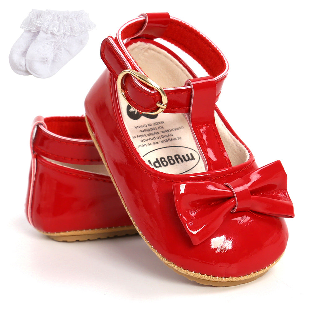 Baby Fashion Casual Solid Color Soft-soled Toddler Shoes